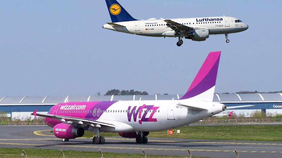 reptéri transzfer Wizz Air vs Lufthansa